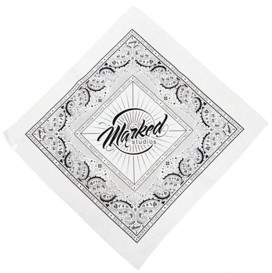 white bandana slides